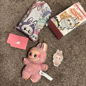 labubu Exciting Macarons the monsters Vinyl Face Toy